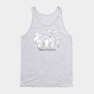 Squad Ghouls Halloween Spooky Cute Trick Or Treat Festive Design Tank Top